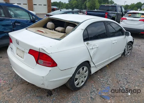 2008 Honda Civic Lx из США, поврежденный, VIN 1HGFA16598L068664